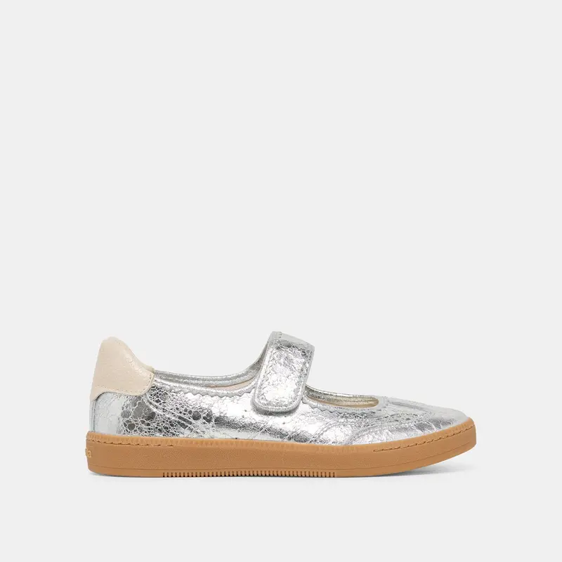 Nanet Sneakers Silver Leather 1