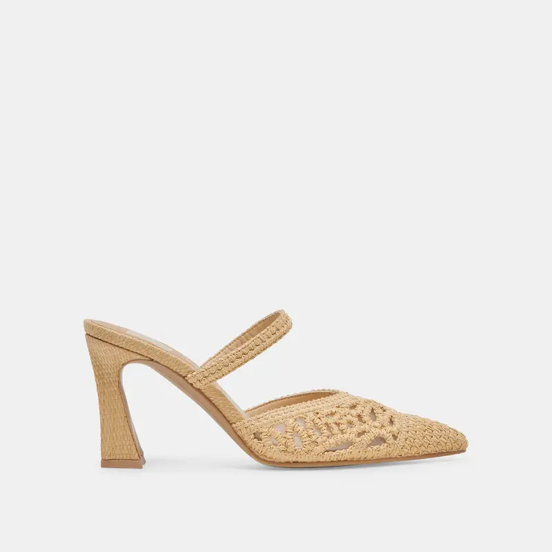 Nassau Heels Natural Raffia - Re:Vita 1