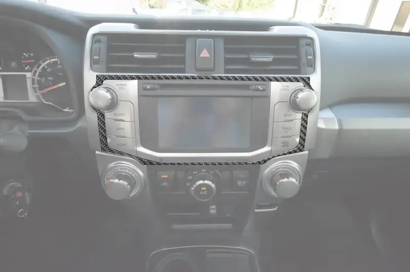 Navigation/Cd Player Outer Radio Display Accent Fits 2014-2024 Toyota 4Runner 1