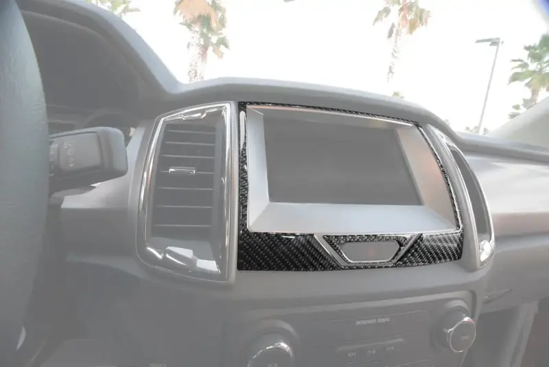 Navigation Display Accent Overlays Fits 2019-2023 Ford Ranger 1
