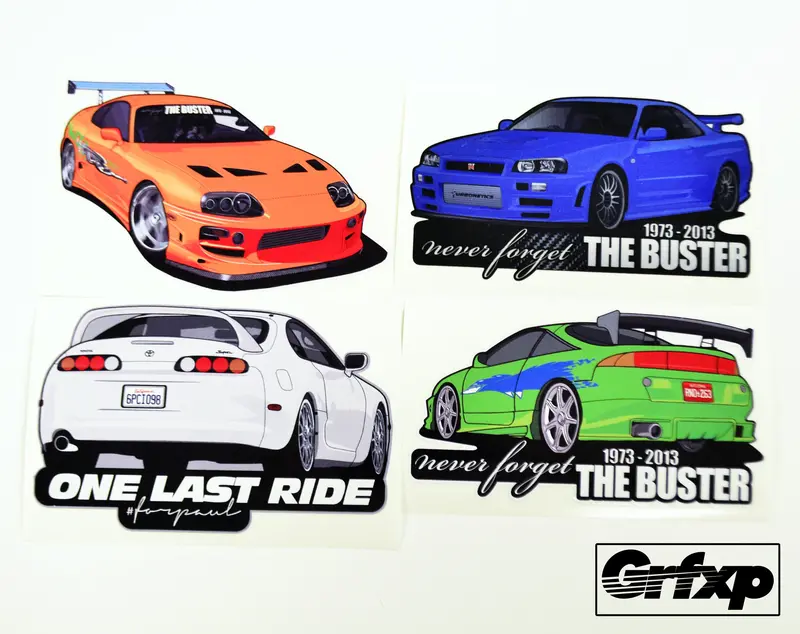 Never Forget The Buster Sticker Collection 1