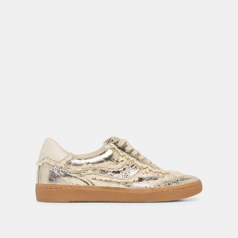 Notice Lace Sneakers Platinum Distressed Leather 1