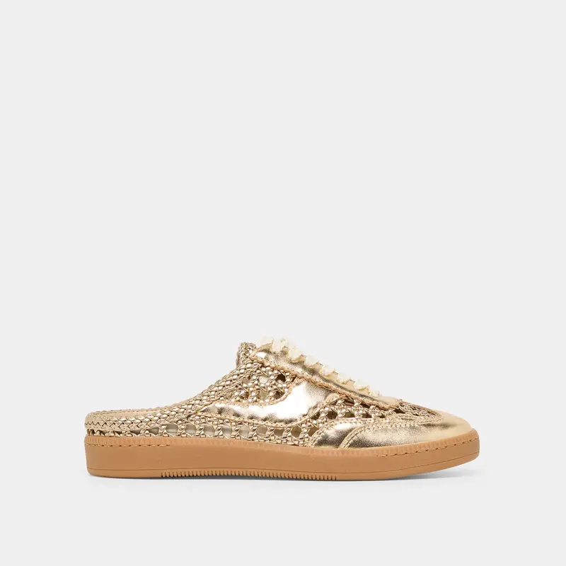 Notice Slide Woven Sneakers Gold Woven Stella 1
