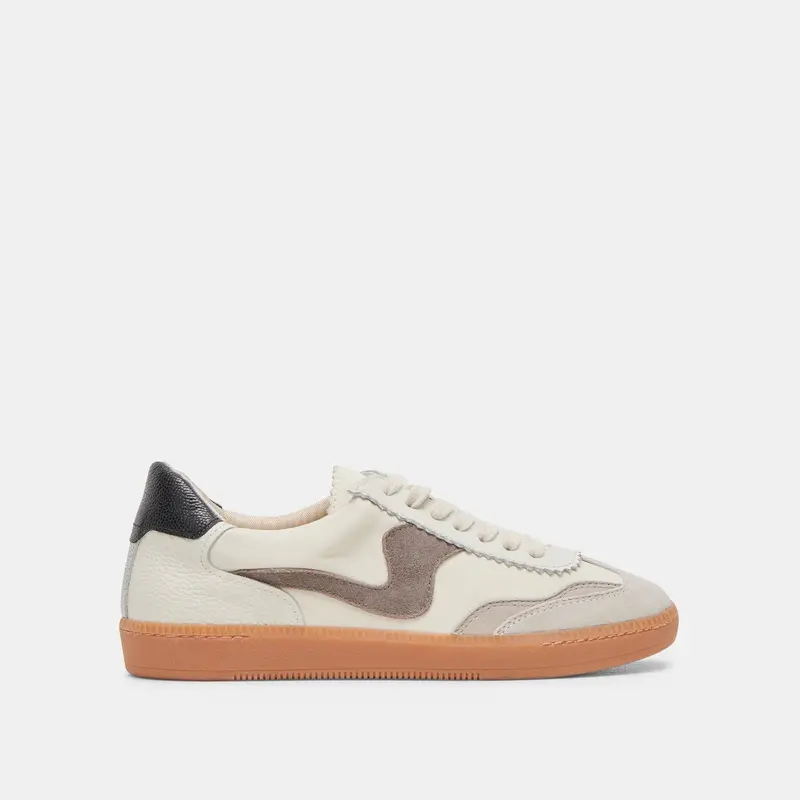 Notice Wide Sneakers White Grey Leather - Re:Vita 1
