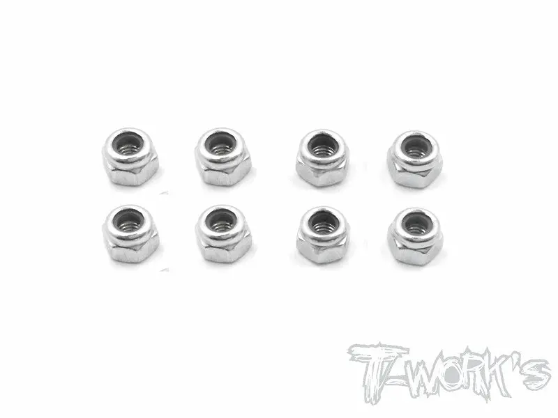 Nss-3Ln Nickel Plated M3 Lock Nuts ( 8Pcs. ) 1