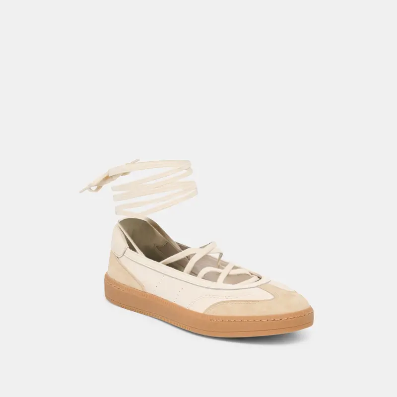 Nyomie Sneakers Ivory Multi Leather 3