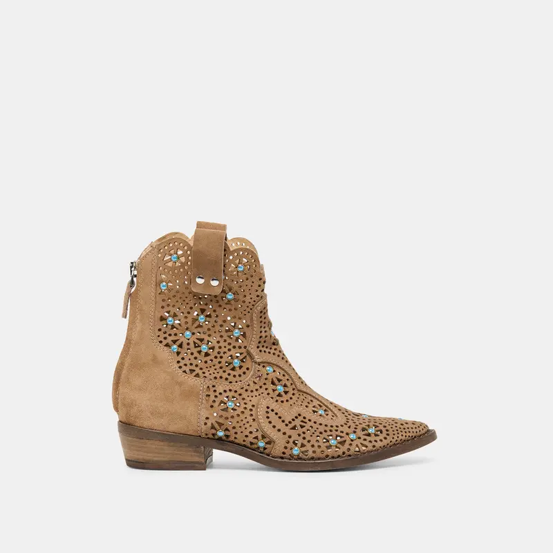 Oakly Booties Mushroom Suede 1