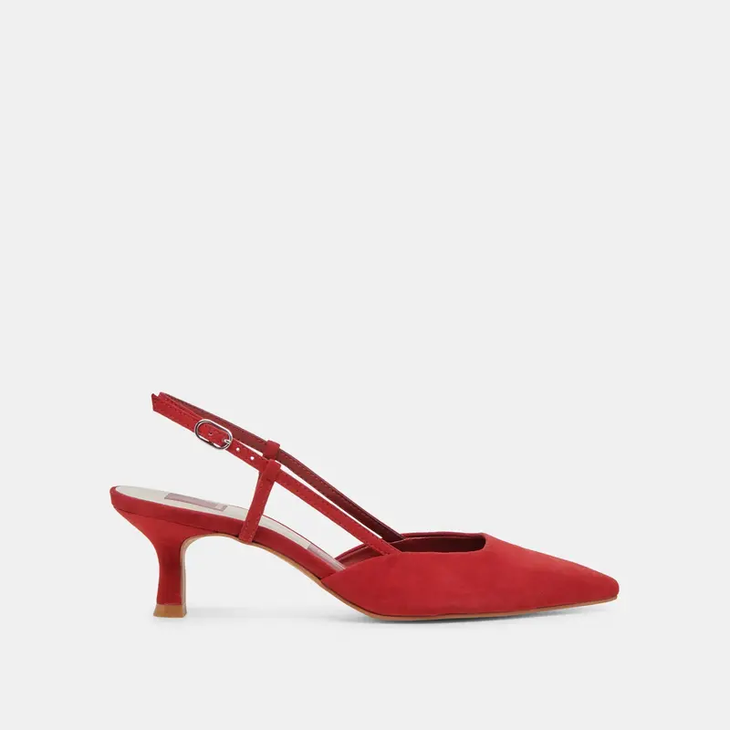 Odela Heels Crimson Suede - Re:Vita 1