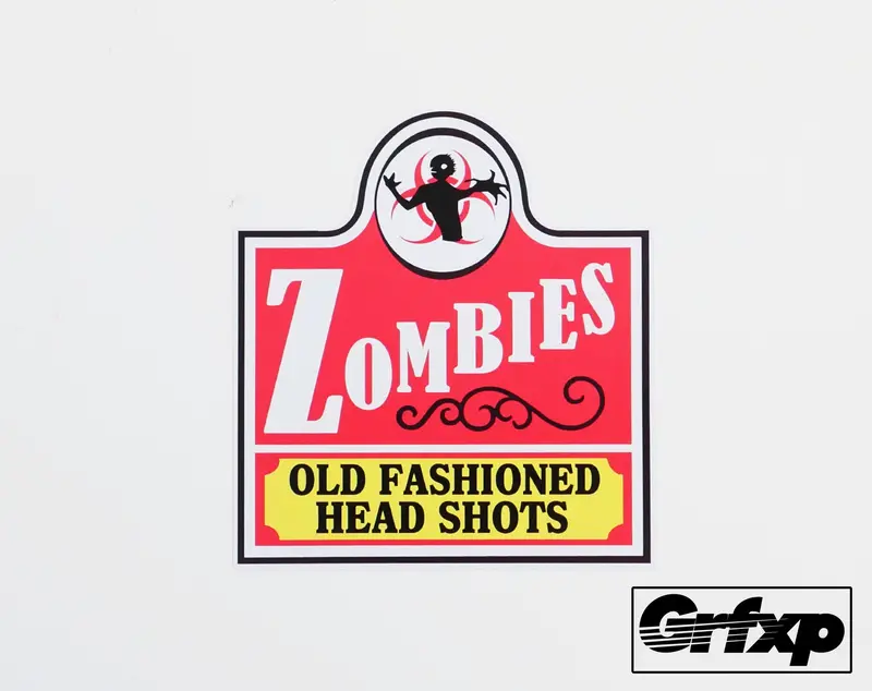 Old Fashioned Head Shots (Wendy's Style) Printed Sticker 1