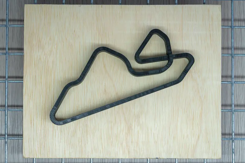 Oran Park Raceway -- 3D Including Topography -- 3D Track Art 1