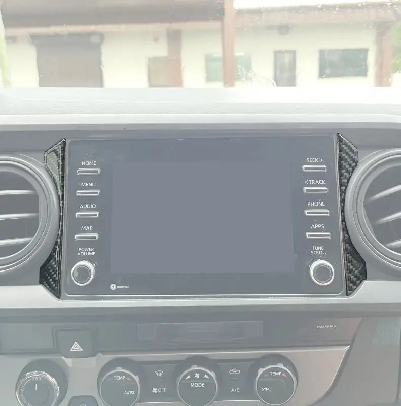 Outer Radio Accent Trim Fits 2016-2023 Toyota Tacoma 1