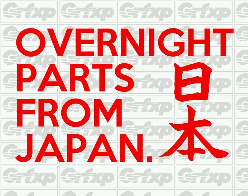 Overnight Parts From Japan Sticker 1