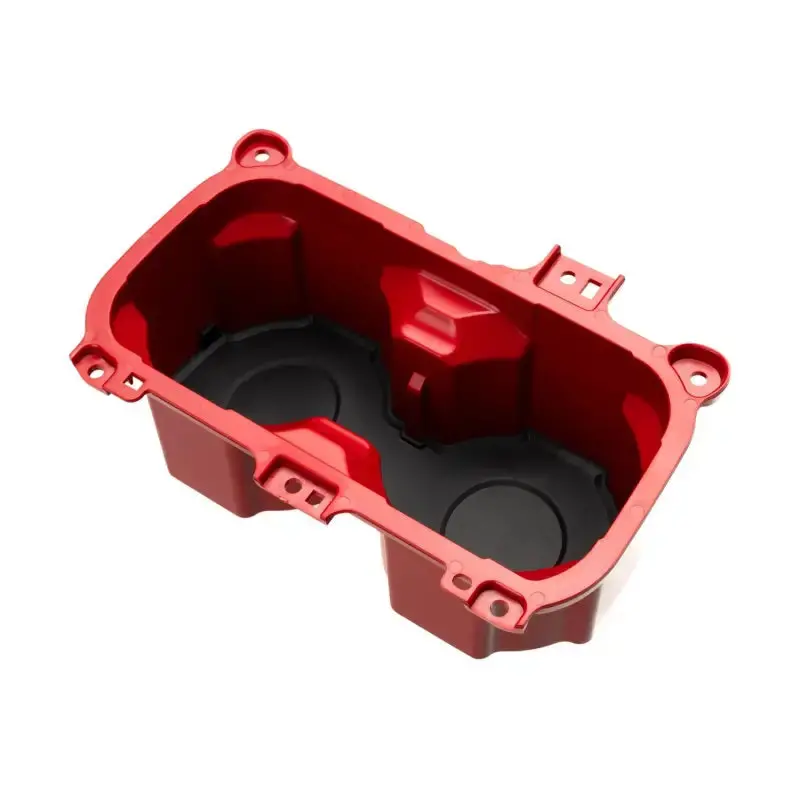 Oversize Cup Holder With Tray (For 2016-2023 Tacoma) - Red 1