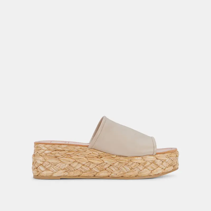 Pablos Wide Sandals Sand Leather - Re:Vita 1