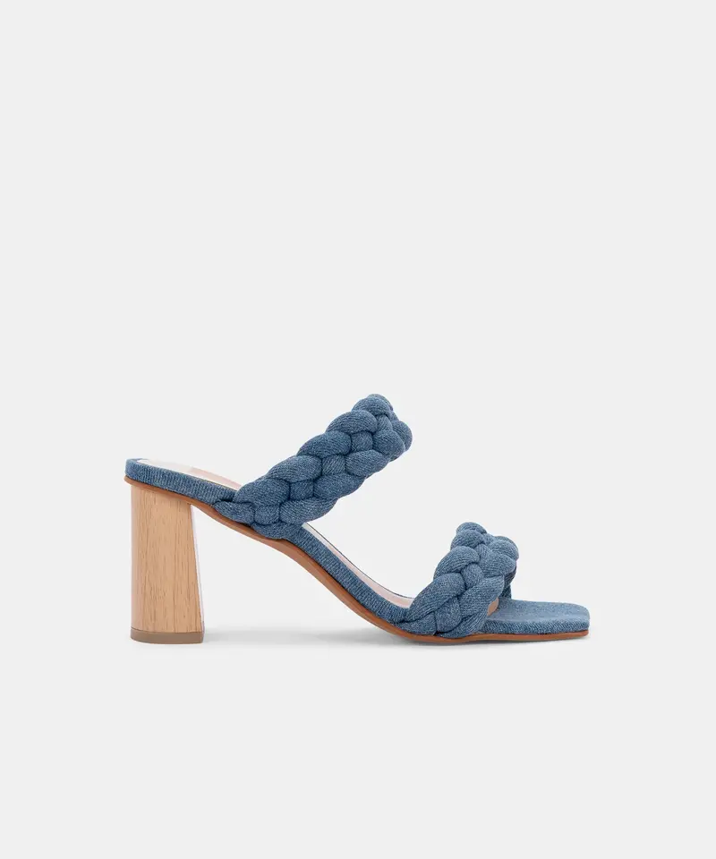 Paily Heels Dk Blue Denim - Re:Vita 1