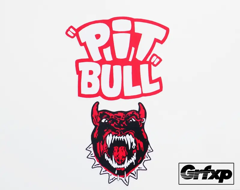 Pit Bull Hoverboard Printer Sticker 1