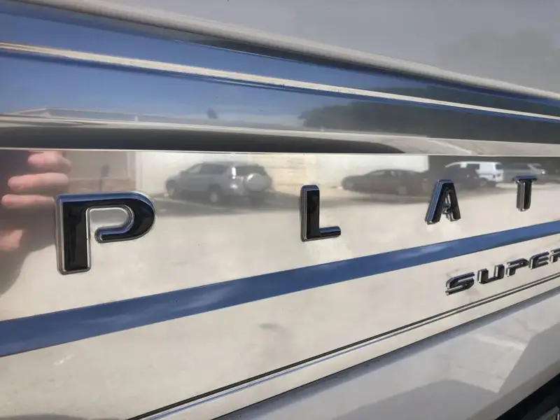 Platinum Tailgate Letter Overlays Fits 2020-2022 Ford Super Duty 1