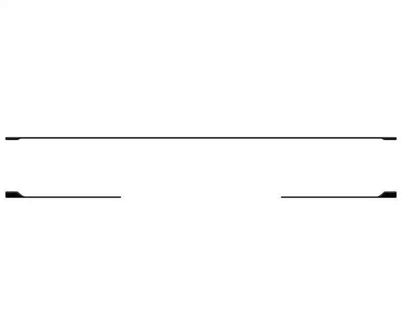 Platinum Tailgate Line Accent Trim Fits 2023-2024 Ford Super Duty 3