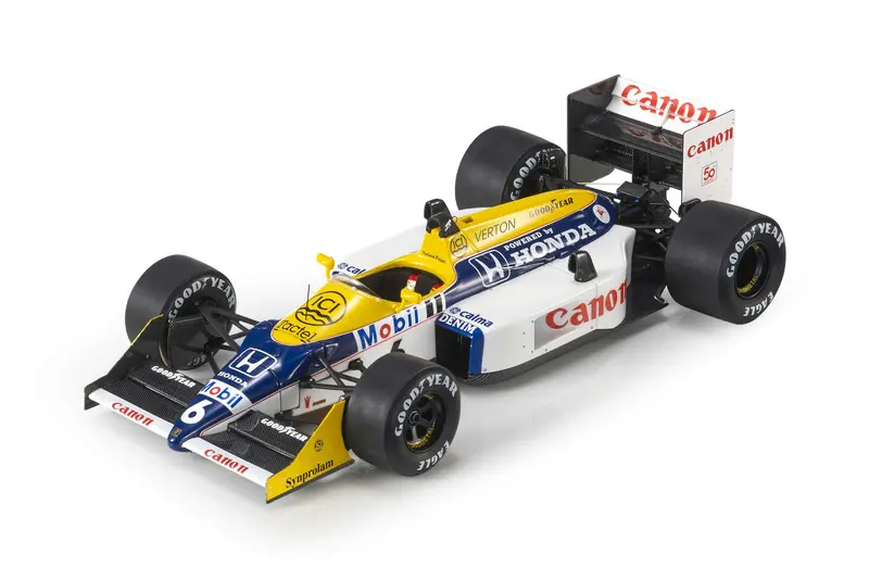 (Pre-Order) 1:12 1987 Nelson Piquet -- German Gp -- #6 Williams Fw11b -- Gp Replicas F1 1