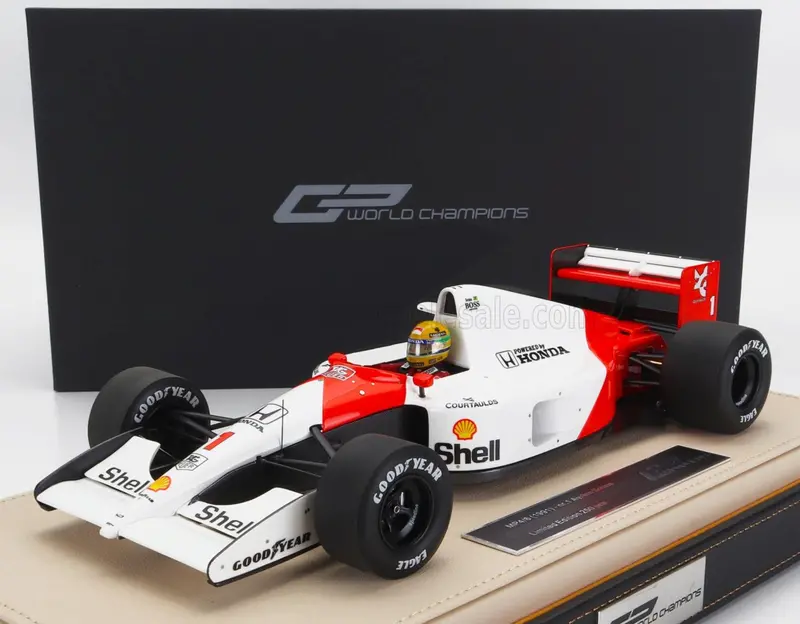 (Pre-Order) 1:12 1991 Ayrton Senna -- Monaco Gp Winner -- Mclaren Mp4/6 -- Gp Replicas F1 1