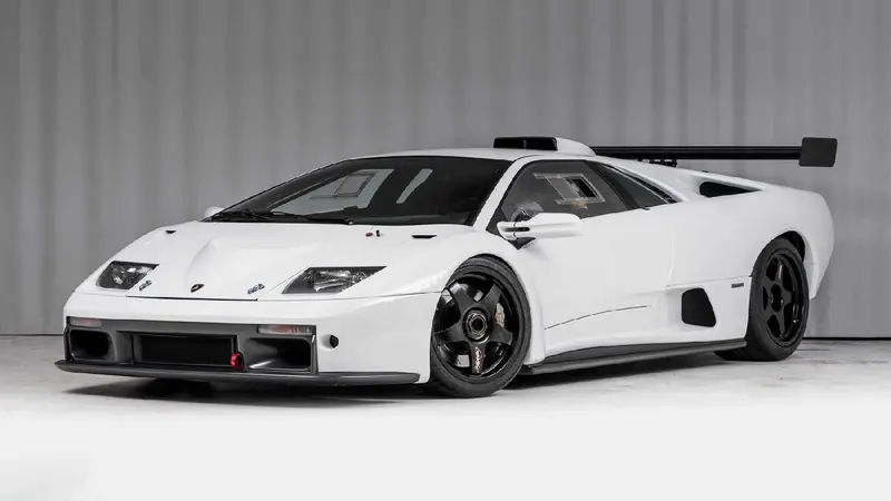 (Pre-Order) 1:12 1999 Lamborghini Diablo Gtr -- Isis White -- Top Marques 1