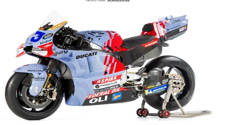 (Pre-Order) 1:12 2024 Motogp -- Alex Marquez -- #73 Ducati Desmosedici Gp23 -- Kiloworks 1