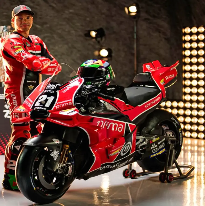 (Pre-Order) 1:12 2024 Motogp -- British Gp -- Franco Morbidelli -- #21 Ducati Desmosedici Gp24 -- Kiloworks 1