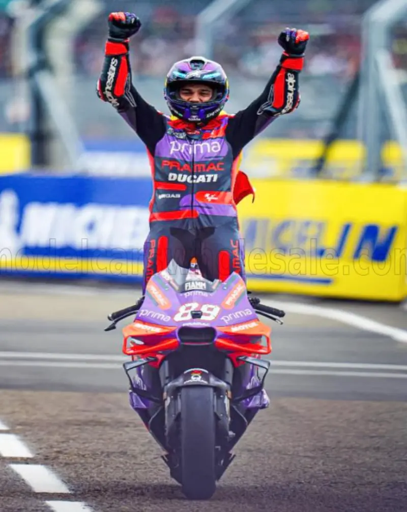 (Pre-Order) 1:12 2024 Motogp -- French Gp Winner -- Jorge Martin -- #89 Ducati Desmosedici Gp24 -- Kiloworks 1
