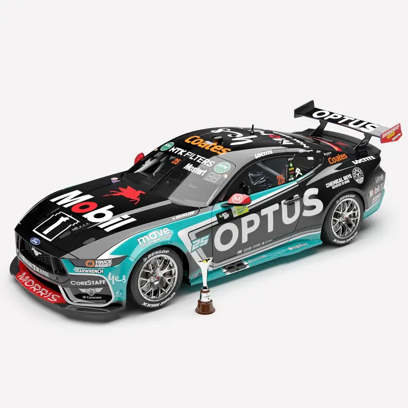 (Pre-Order) 1:12 2025 Championship Winner -- Chaz Mostert -- #25 Ford Mustang Gt -- Authentic Collectables 1
