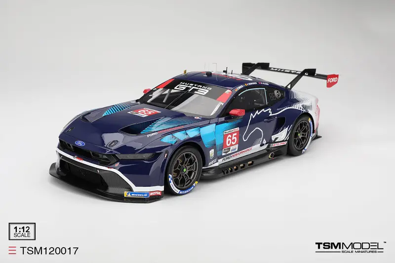 (Pre-Order) 1:12 2025 Imsa Daytona 24Hr Class Winner -- #65 Ford Mustang Gt3 -- Tsm-Model 1