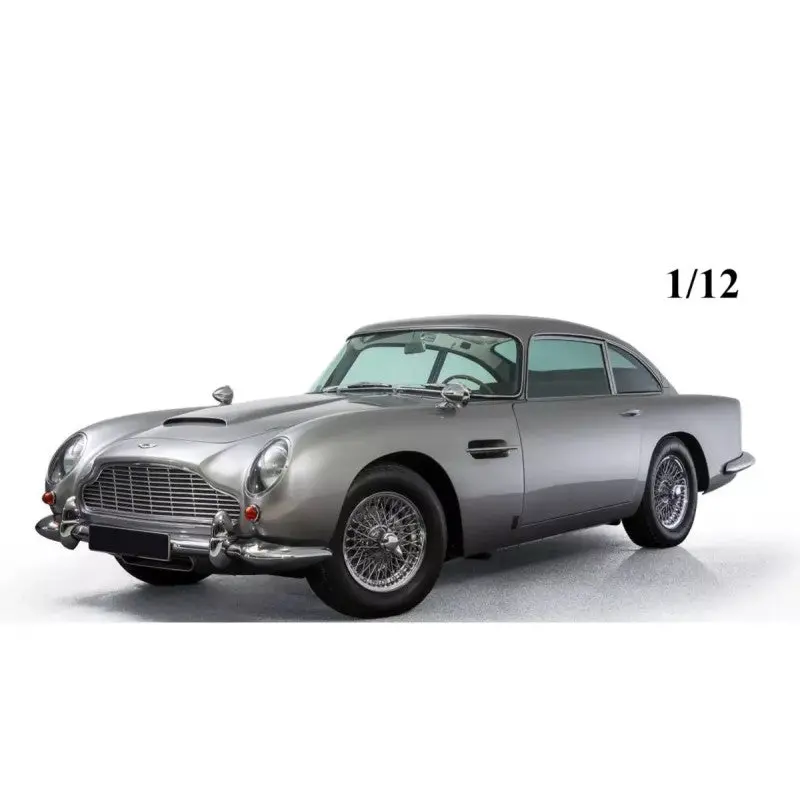 (Pre-Order) 1:12 Aston Martin Db5 Coupe 1963 -- Silver Birch -- Norev 1
