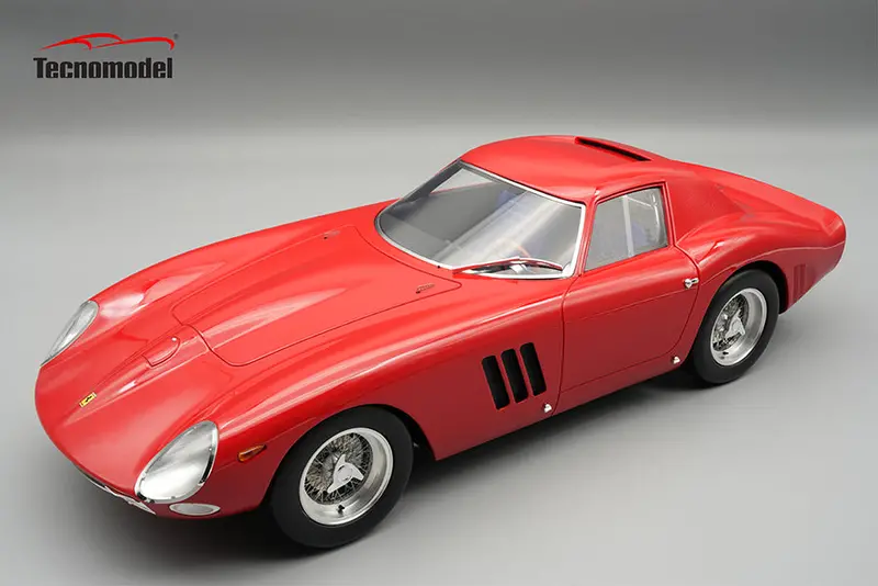 (Pre-Order) 1:12 Ferrari 250 Gto 1964 -- Plain Red - Press Version -- Tecnomodel 1