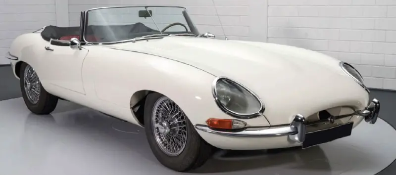 (Pre-Order) 1:12 Jaguar E-Type Cabriolet 1962 -- White -- Norev 1