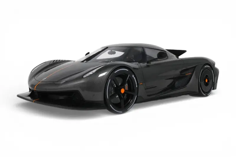 (Pre-Order) 1:12 Koenigsegg Jesko Absolut 0-400-0 Km/H Record -- Black -- Gt Spirit 1