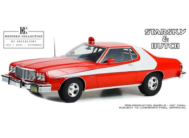 (Pre-Order) 1:12 Starsky & Hutch -- 1976 Ford Gran Torino -- Greenlight 1