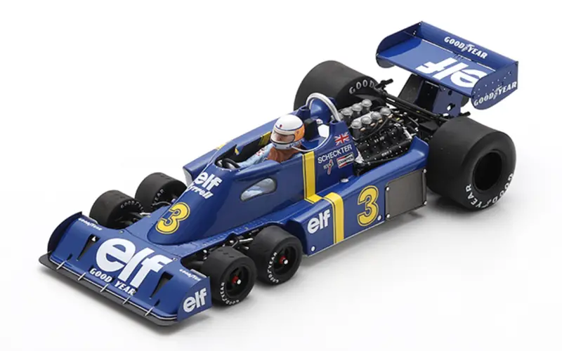 (Pre-Order) 1:18 1976 Jody Scheckter -- Swedish Gp Winner -- #3 Tyrrell P34 -- Spark F1 1