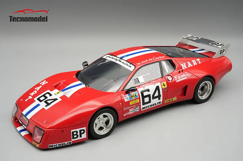 (Pre-Order) 1:18 1976 Le Mans 24H -- #64 Ferrari 512 Bb/Lm -- Tecnomodel 1