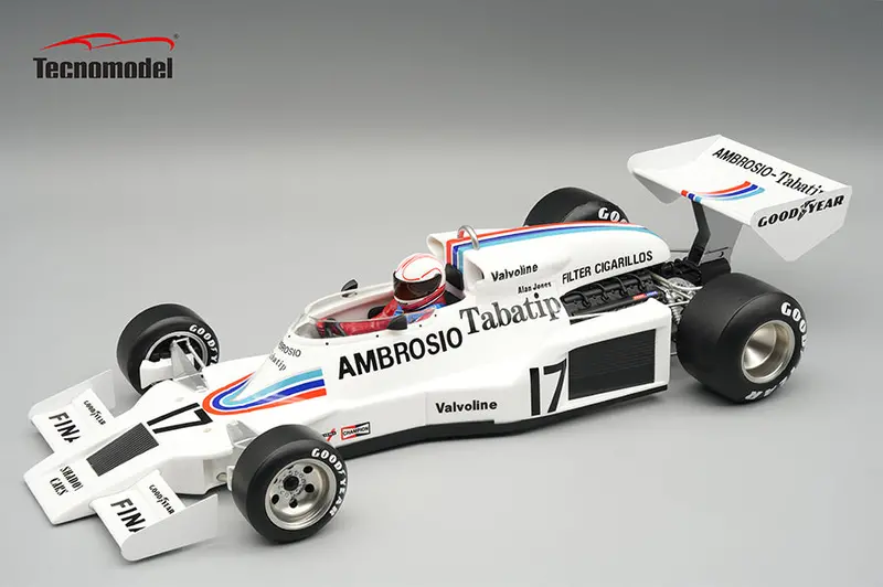 (Pre-Order) 1:18 1977 Alan Jones -- Austrian Gp -- #17 Shadow Dn8 -- Tecnomodel F1 1