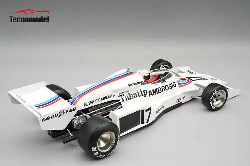 (Pre-Order) 1:18 1977 Alan Jones -- Austrian Gp -- #17 Shadow Dn8 -- Tecnomodel F1 2