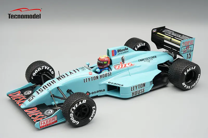 (Pre-Order) 1:18 1988 Mauricio Gugelmin -- British Gp -- #15 March 881 -- Tecnomodel F1 1