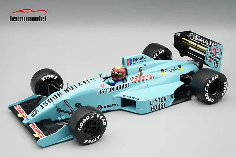 (Pre-Order) 1:18 1988 Mauricio Gugelmin -- Italian Gp -- #15 March 881 -- Tecnomodel F1 1