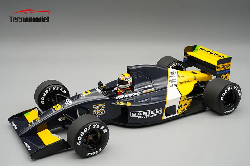 (Pre-Order) 1:18 1991 Pierluigi Martini -- Monaco Gp -- #23 Minardi M191 -- Tecnomodel F1 1