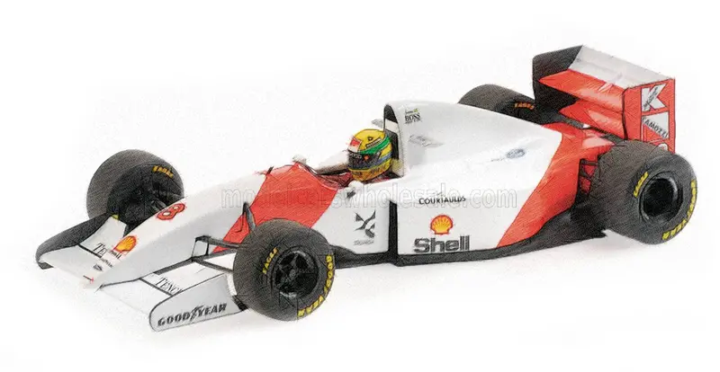 (Pre-Order) 1:18 1993 Ayrton Senna (Dirty Version) -- Brazilian Gp Winner -- Mclaren Mp4/8 -- Minichamps F1 1