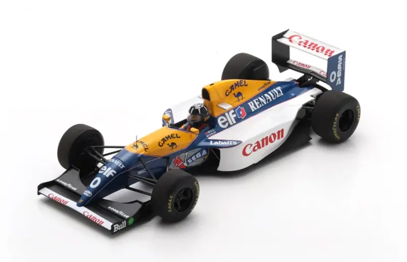 (Pre-Order) 1:18 1993 Damon Hill -- Italian Gp Winner -- #0 Williams Fw15c -- Spark F1 1