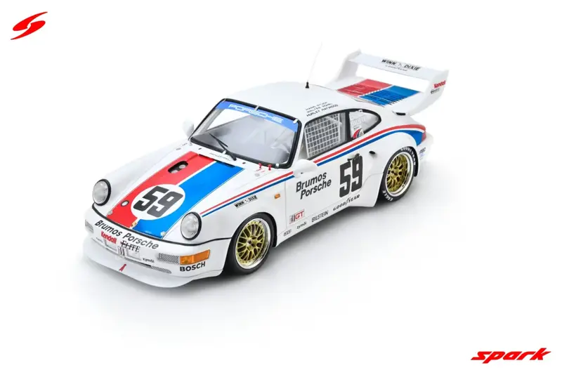 (Pre-Order) 1:18 1993 Sebring 12H -- Rohrl/Stuck/Haywood -- #59 Porsche 964 -- Spark 1