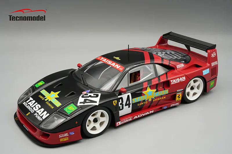 (Pre-Order) 1:18 1995 Jgtc - Team Taisan -- #34 Ferrari F40 Lm -- Tecnomodel 1