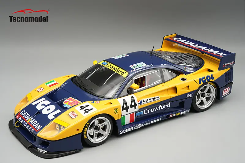 (Pre-Order) 1:18 1996 Le Mans 24H -- #44 Ferrari F40 Lm -- Tecnomodel 1