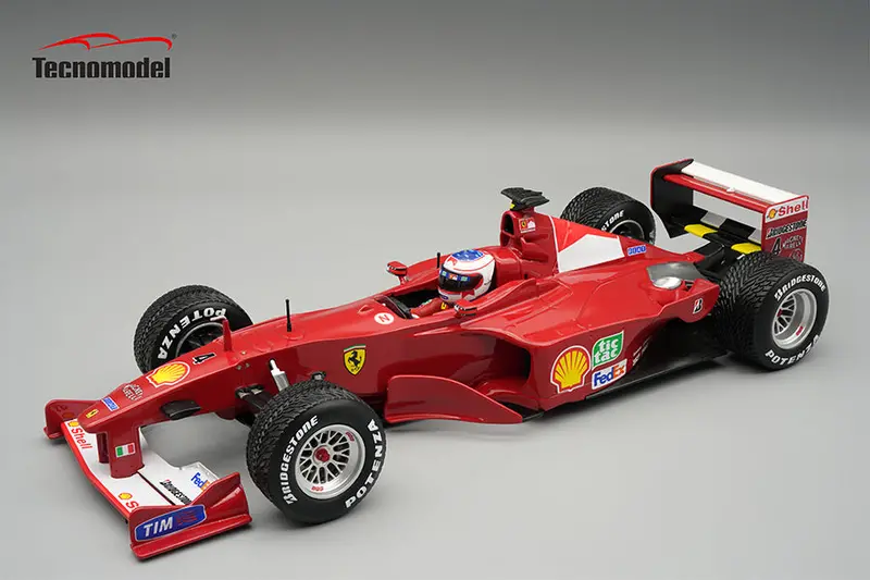 (Pre-Order) 1:18 2000 Rubens Barrichello -- German Gp -- #4 Ferrari F1 2000 -- Tecnomodel F1 1