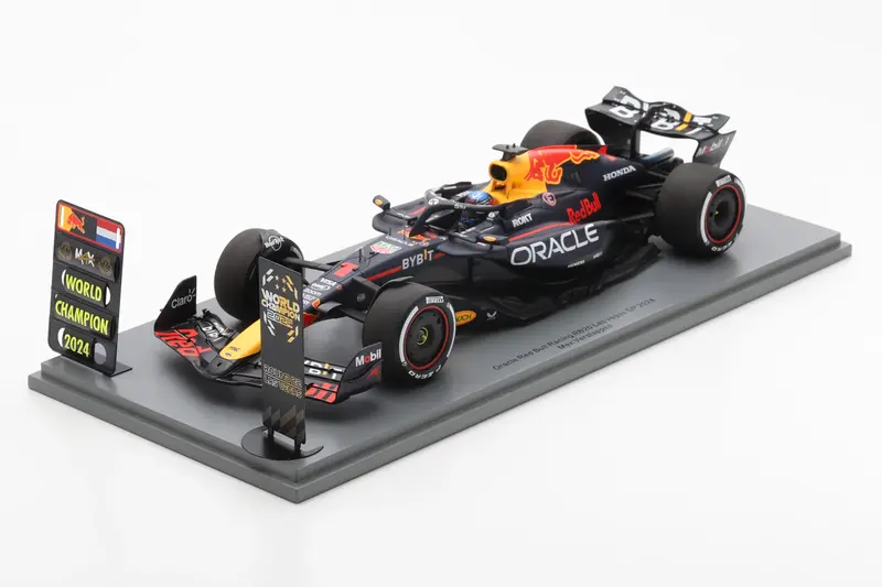 (Pre-Order) 1:18 2024 Max Verstappen -- World Championship Winner -- Red Bull Racing Rb20 -- Spark F1 1