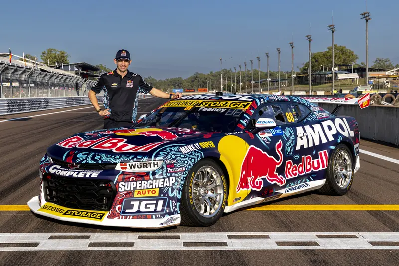 (Pre-Order) 1:18 2025 Broc Feeney -- Darwin Indigenous Livery -- #88 Chevrolet Camaro -- Biante 1